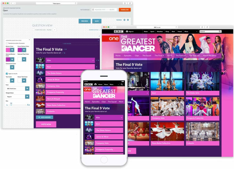Screenshot of The Greatest Dancer App